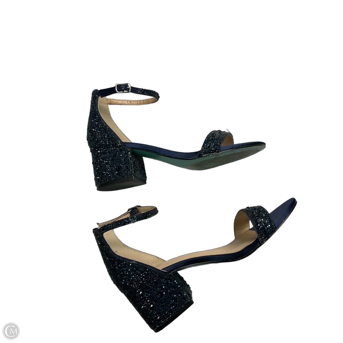 Shoes Heels Block By Betsey Johnson In Blue, Size: 6.5