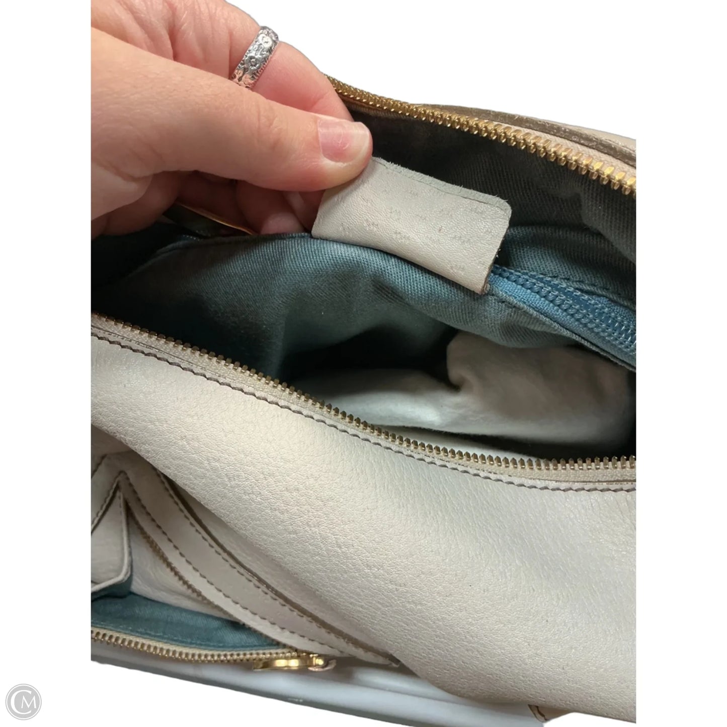 Handbag Luxury Designer By Ferragamo, Size: Medium