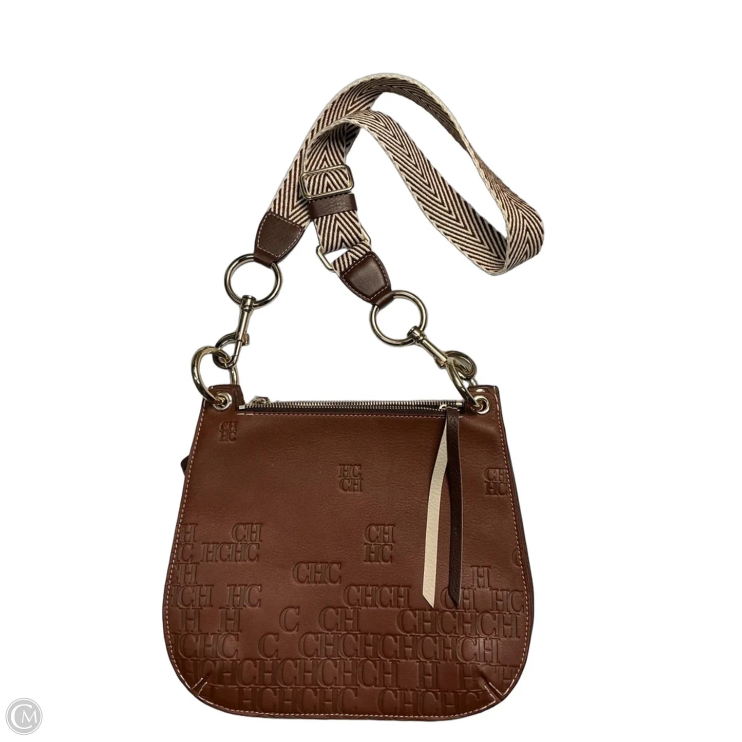 Crossbody Designer By Carolina Herrera, Size: Medium