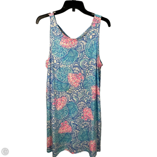 Dress Designer By Lilly Pulitzer In Blue, Size: L