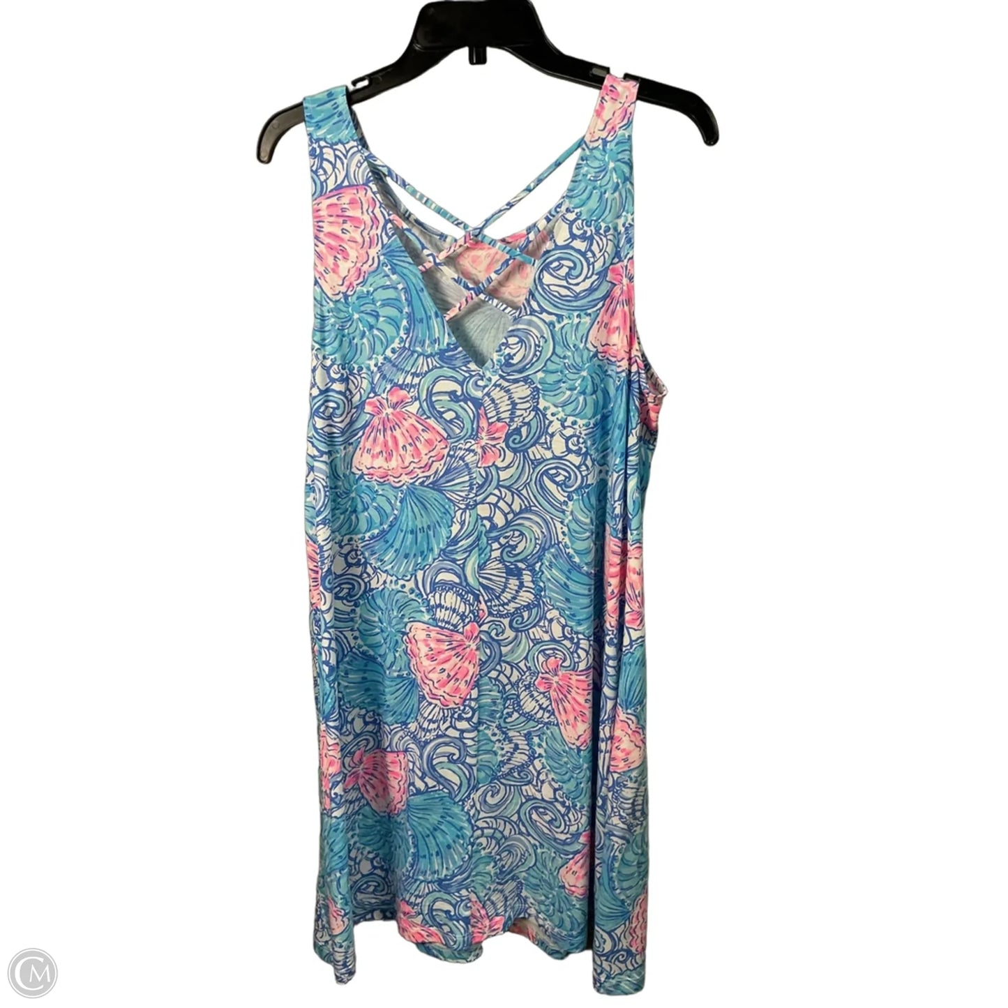 Dress Designer By Lilly Pulitzer In Blue, Size: L