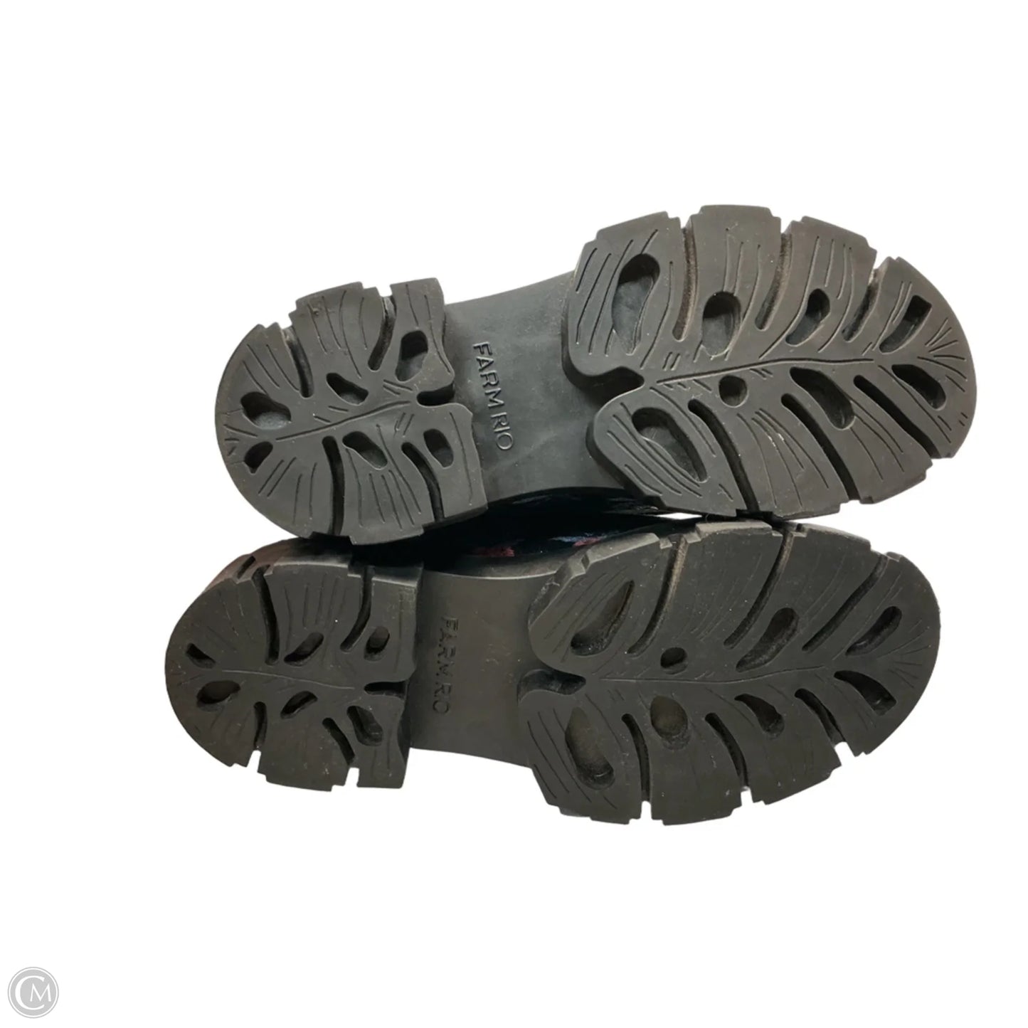 Shoes Heels Platform By Farm Rio In Black, Size: 6