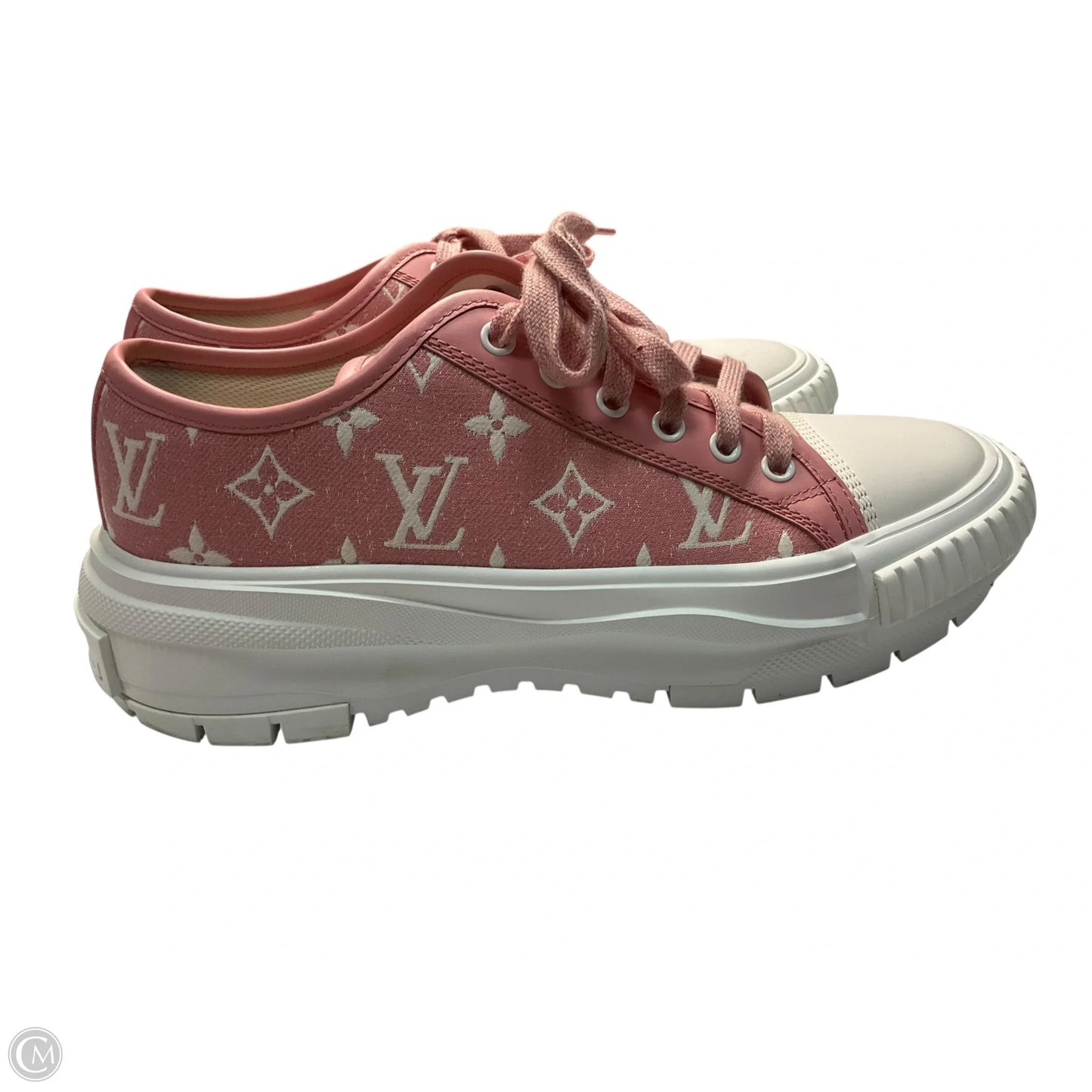 Shoes Luxury Designer By Louis Vuitton In Pink, Size: 8.5