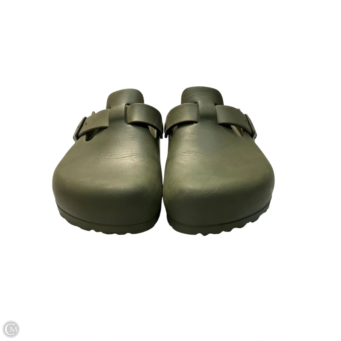 Shoes Flats By Birkenstock In Green, Size: 7