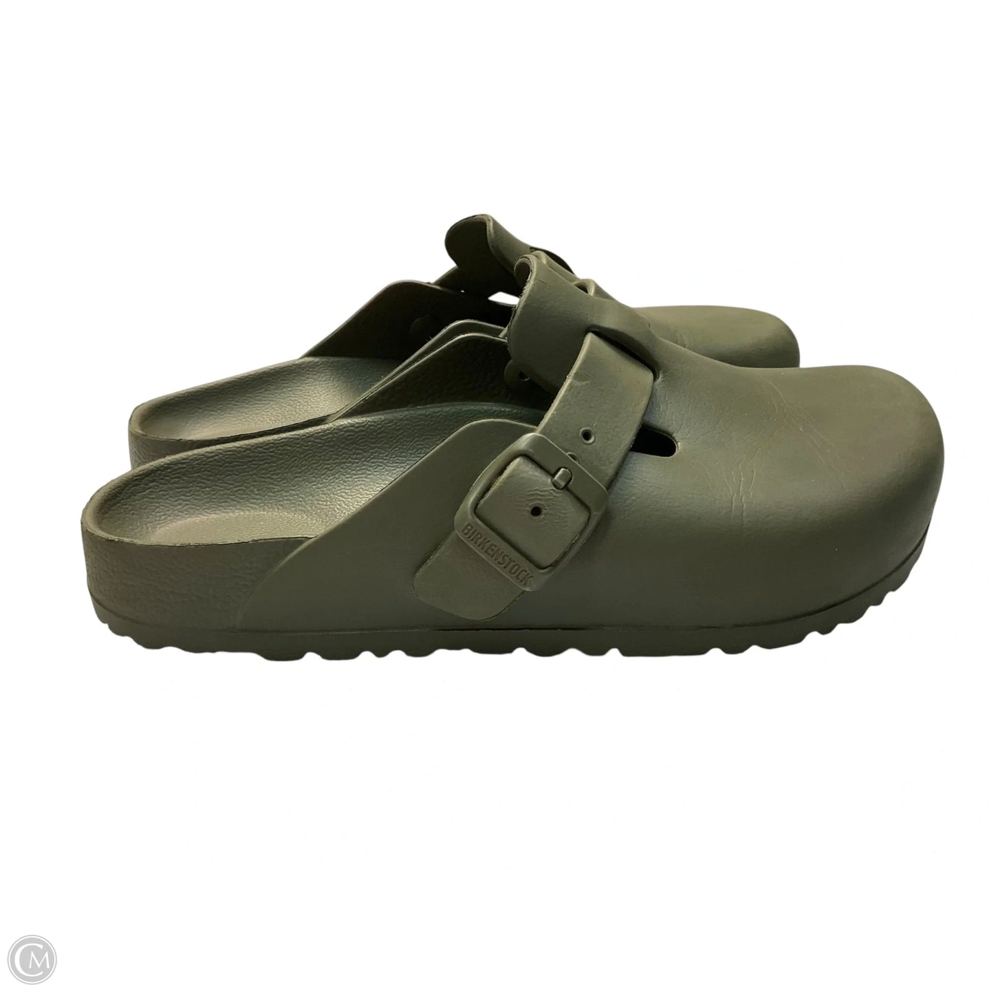 Shoes Flats By Birkenstock In Green, Size: 7