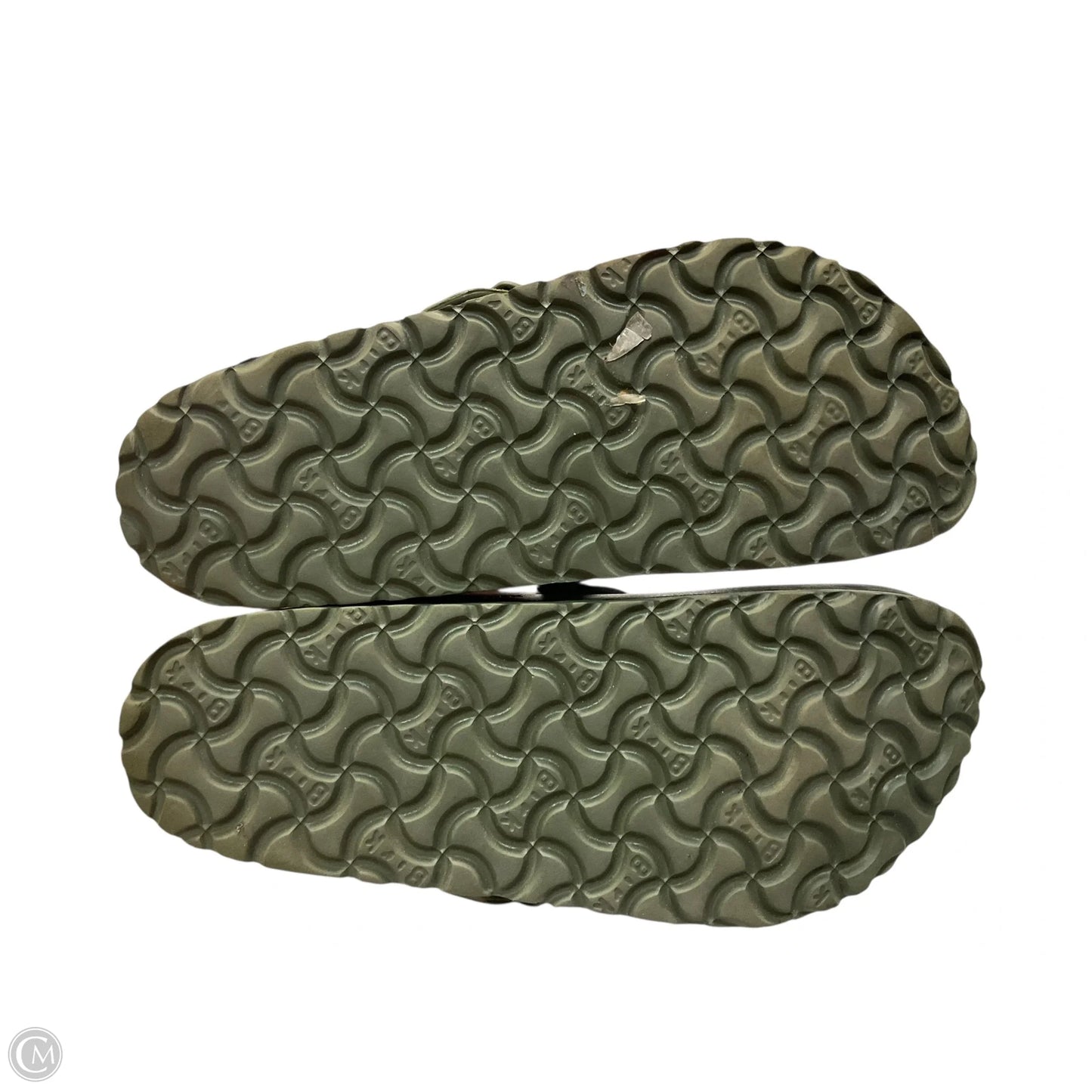 Shoes Flats By Birkenstock In Green, Size: 7