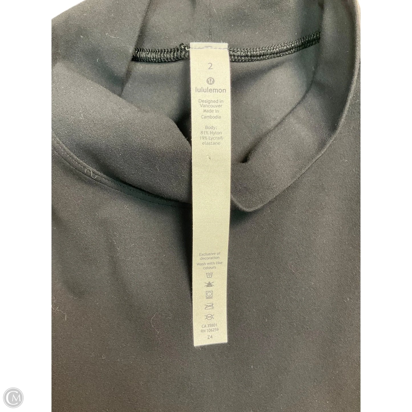 Dress Casual Midi By Lululemon In Black, Size: 2