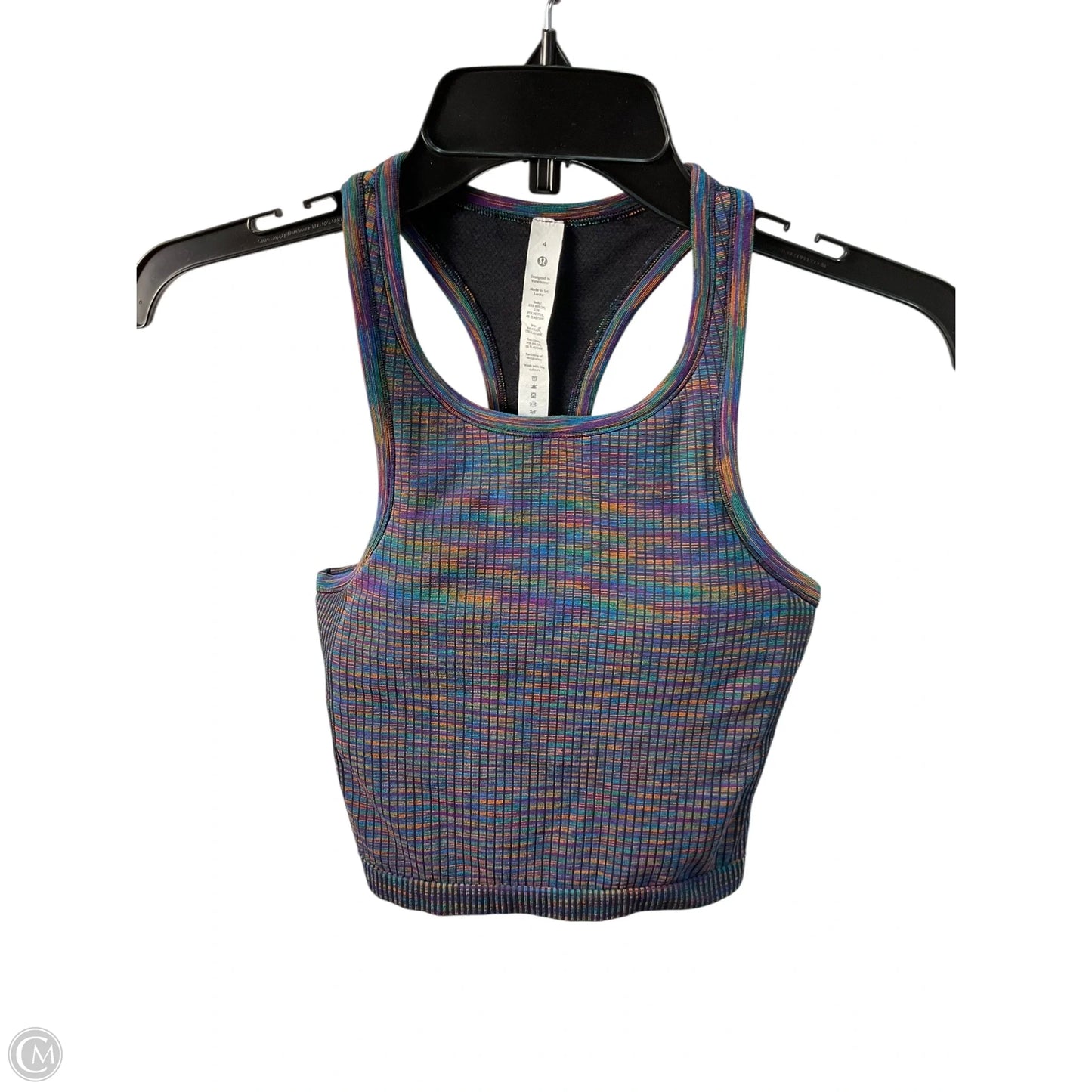 Athletic Bra By Lululemon In Multi-colored, Size: 4