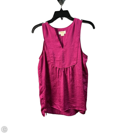 Top Sleeveless By Maeve In Pink, Size: S