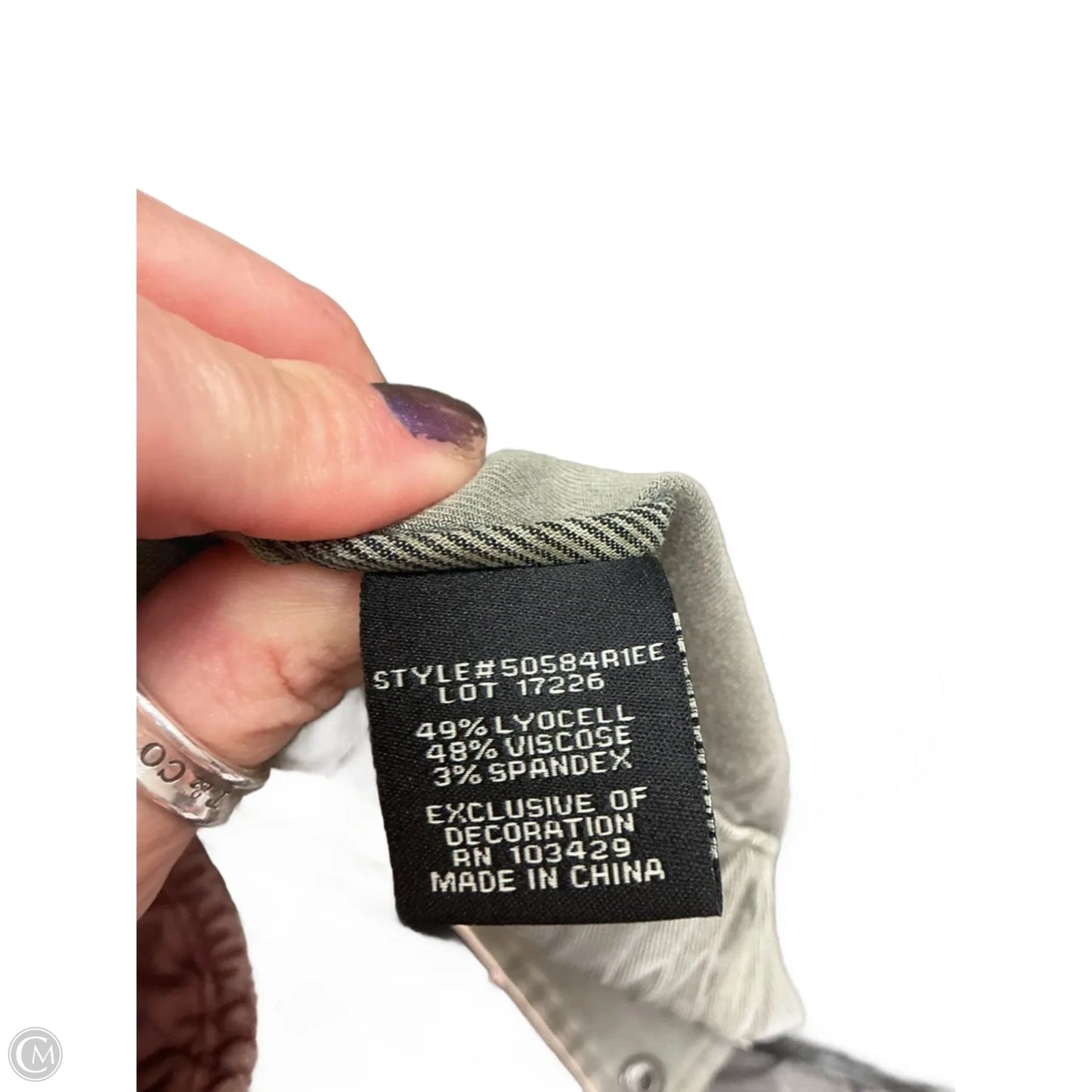 Jacket Shirt By Evereve In Green, Size: S