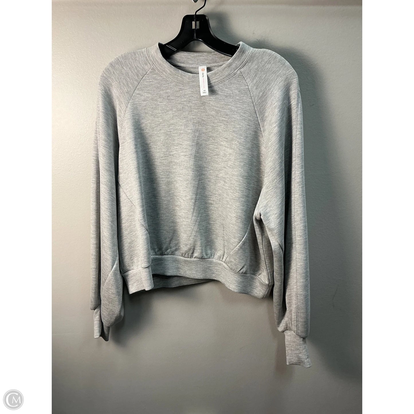 Sweatshirt Crewneck By Daily Practice By Anthropologie In Grey, Size: Xs