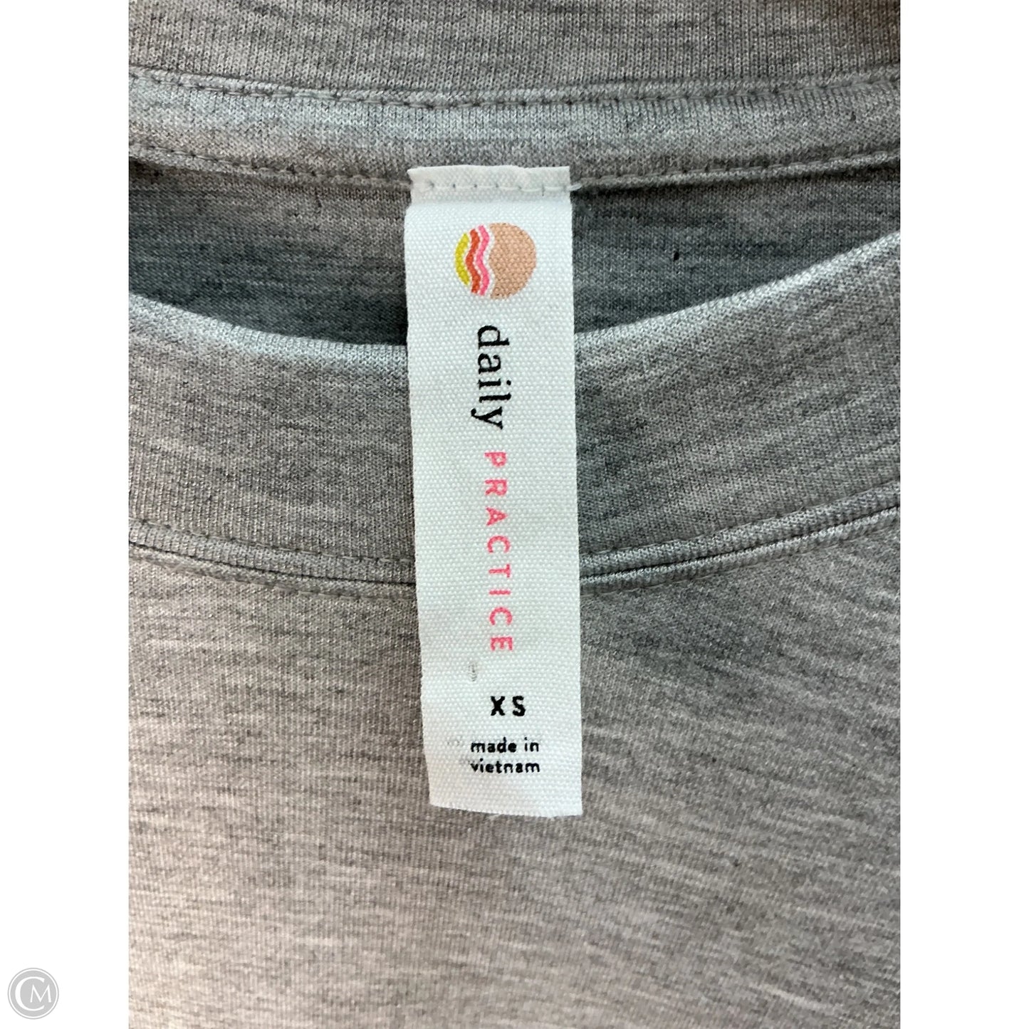 Sweatshirt Crewneck By Daily Practice By Anthropologie In Grey, Size: Xs