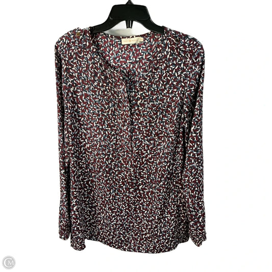 Top Long Sleeve Designer By Tory Burch In Multi-colored, Size: M