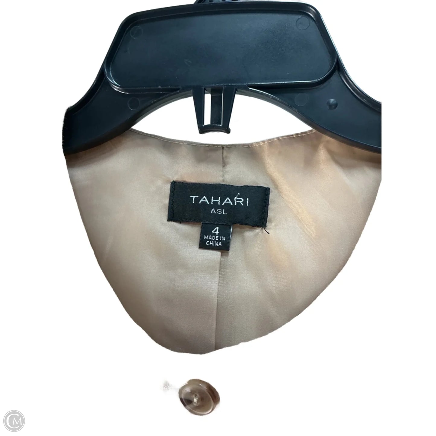 Vest Other By Tahari In Tan, Size: S