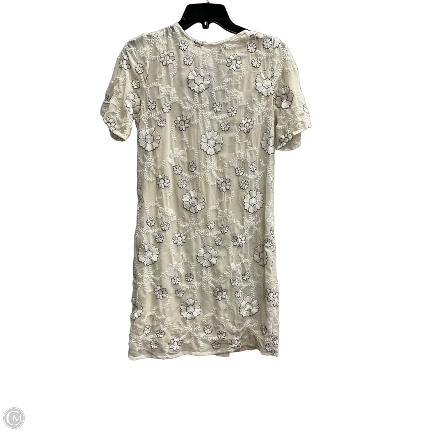 Dress Casual Short By Asos In Cream & White, Size: 4