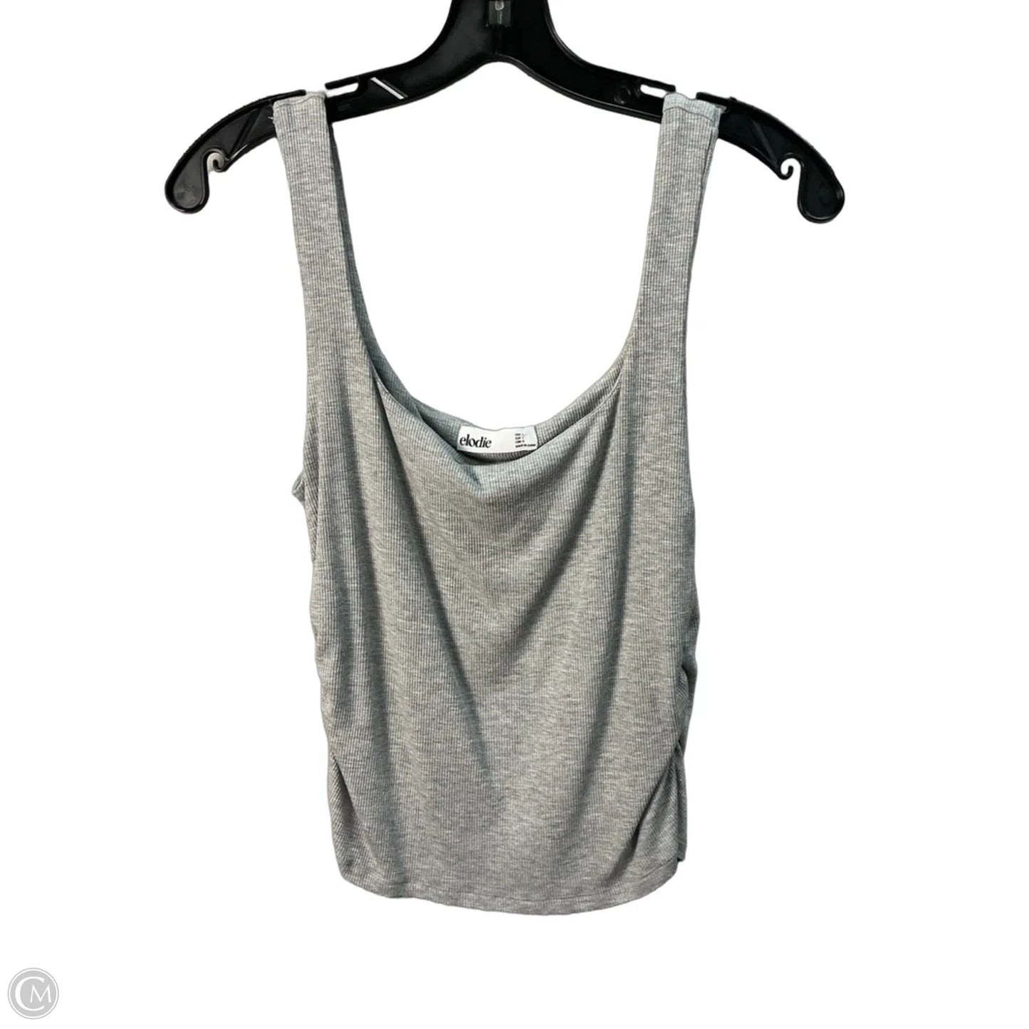 Top Sleeveless By Elodie In Grey, Size: L