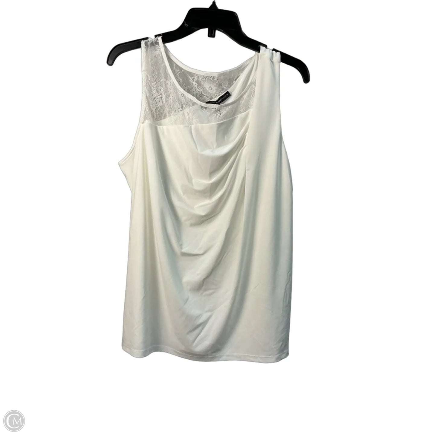 Top Sleeveless By White House Black Market In White, Size: Xl