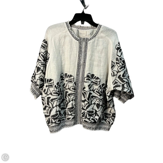 Top Long Sleeve Basic By Chicos In White, Size: Mp