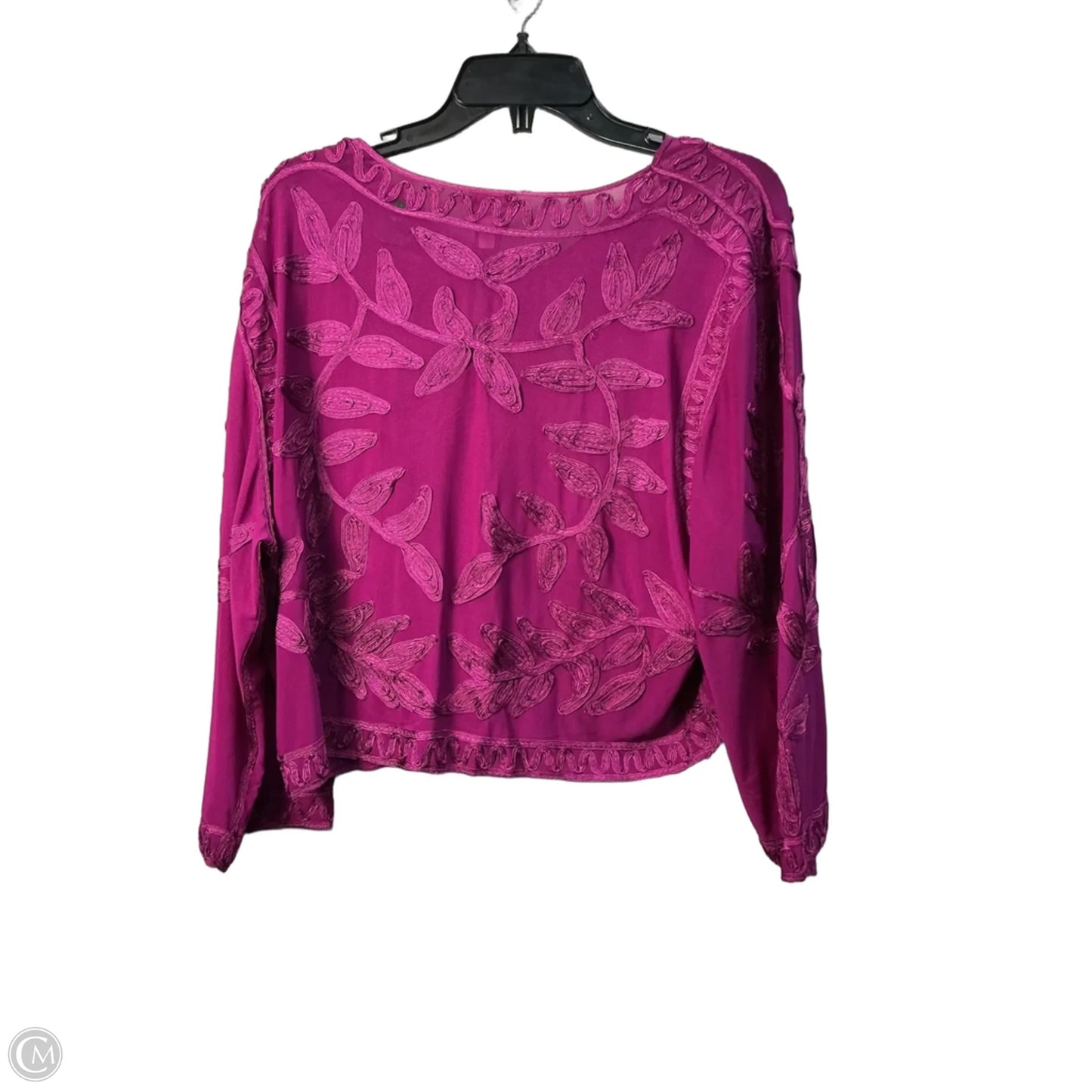 Jacket Other By Chicos In Purple, Size: Mp