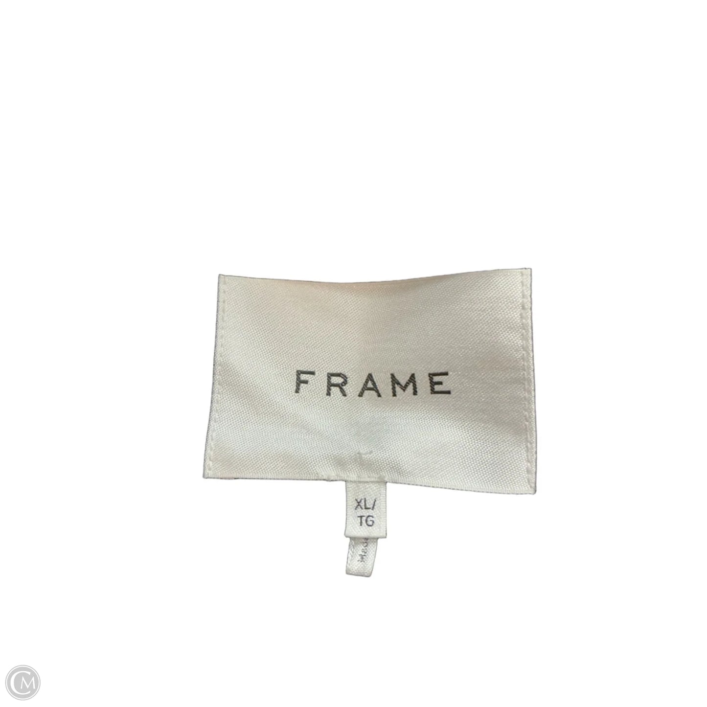 Top Short Sleeve By Frame In Black, Size: Xl