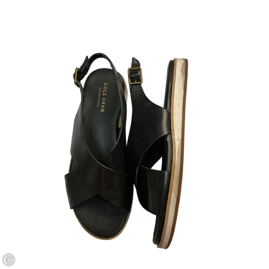 Sandals Flats By Cole-haan In Black, Size: 6