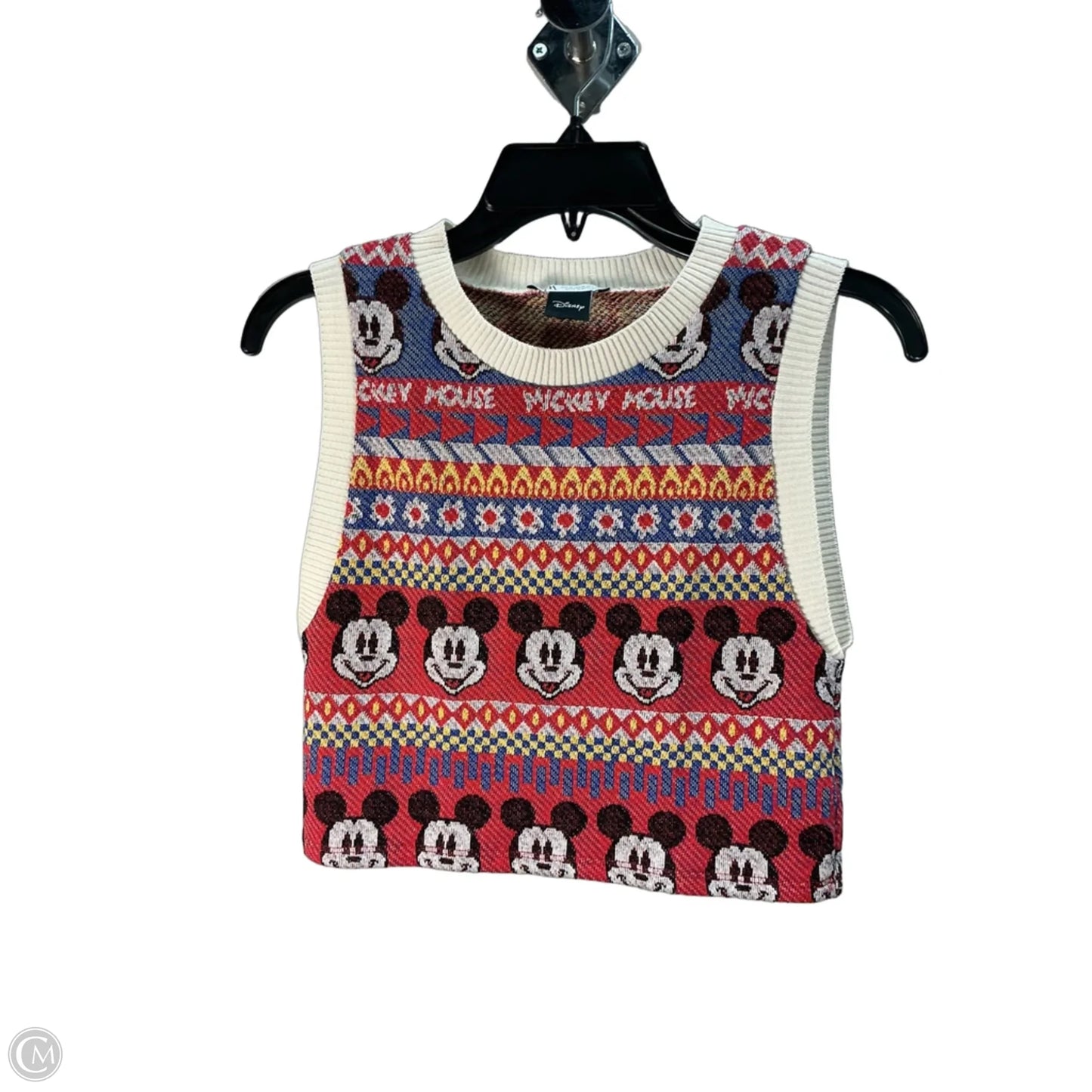 Sweater Short Sleeve By Zara In Nautical Print, Size: M