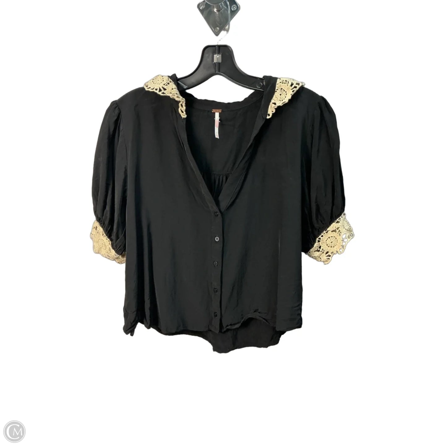Top Short Sleeve By We The Free In Black, Size: Xs
