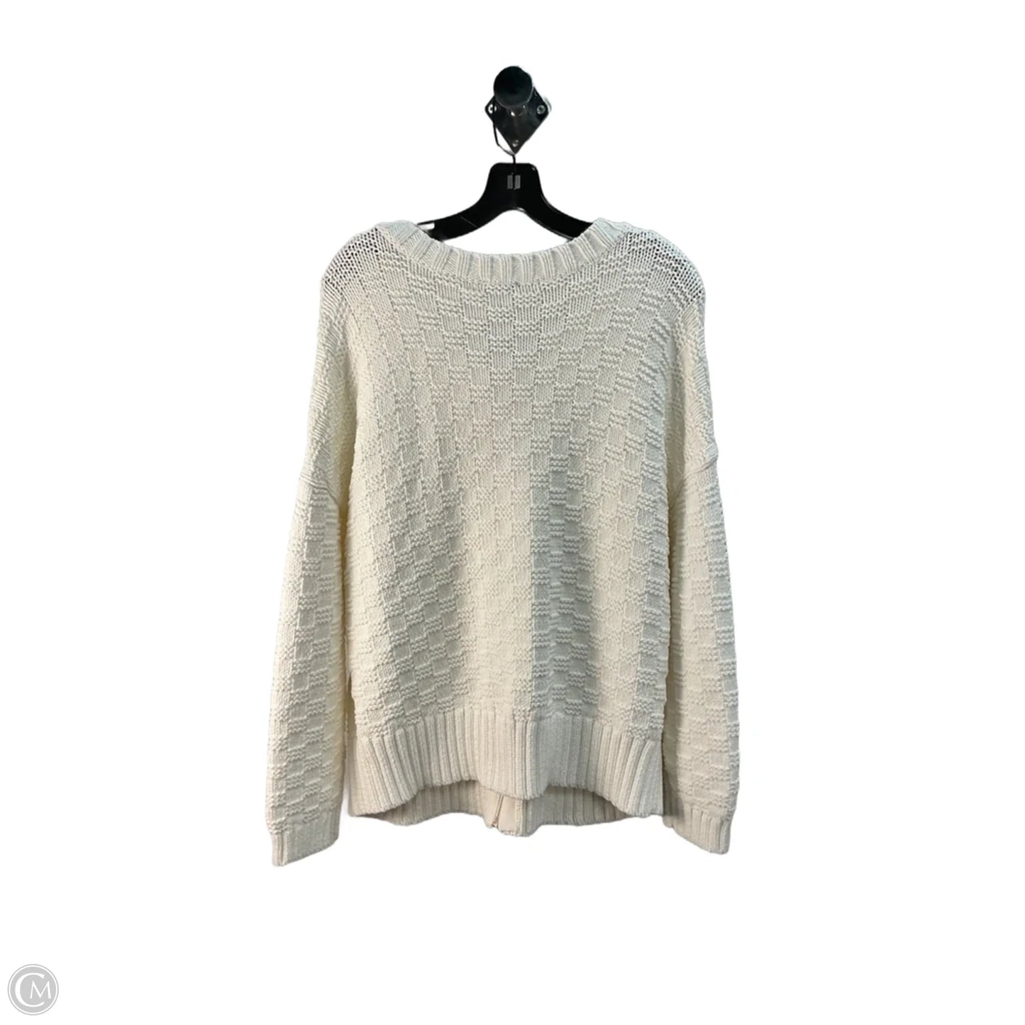 Cardigan By Talbots In Cream, Size: 1x