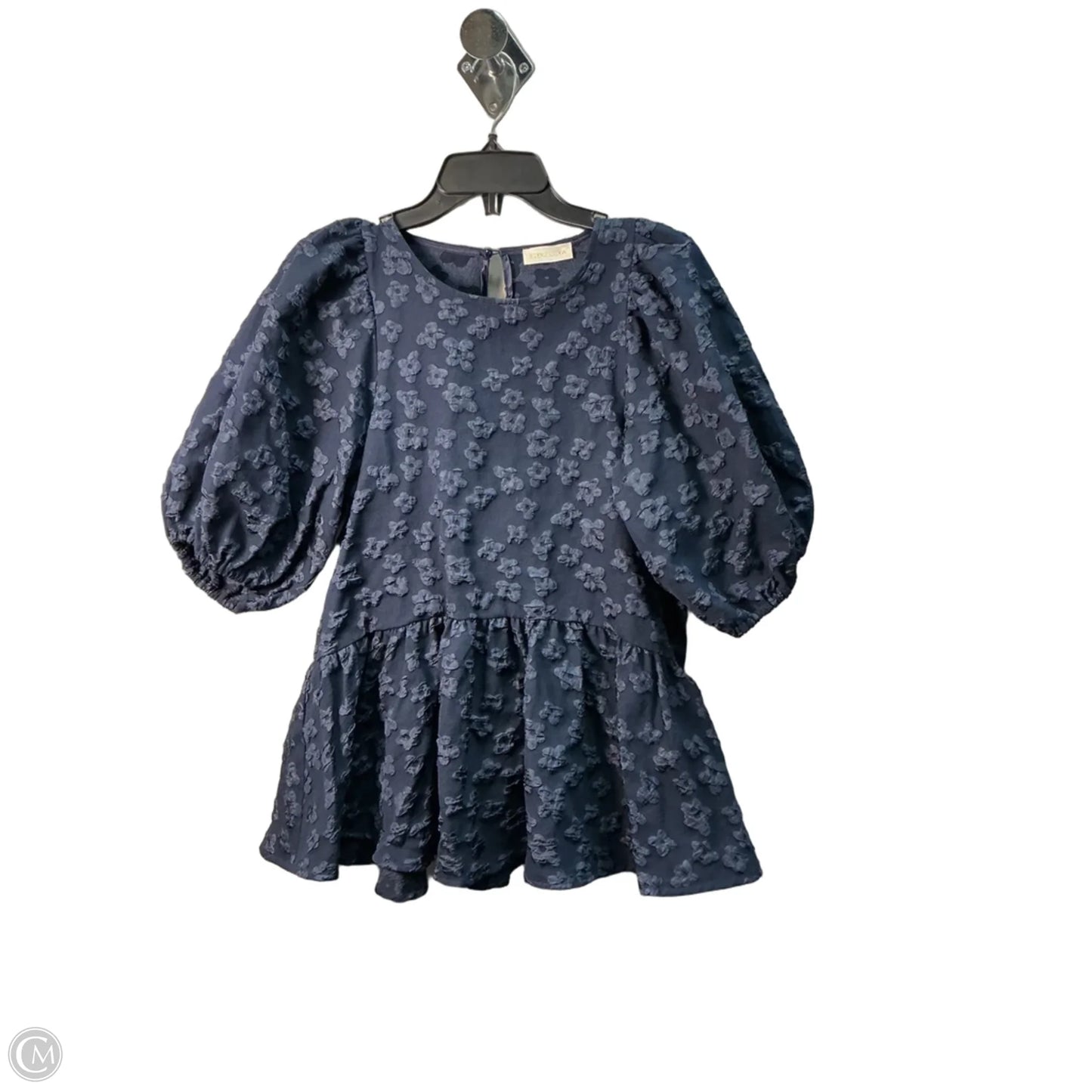 Top Short Sleeve By Nordstrom In Blue, Size: S