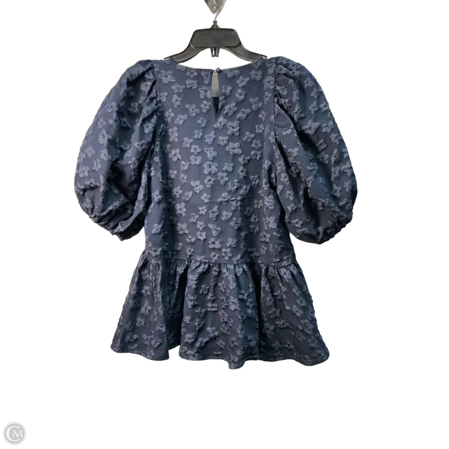 Top Short Sleeve By Nordstrom In Blue, Size: S
