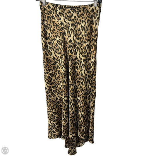 Skirt Maxi By Zara In Animal Print, Size: S