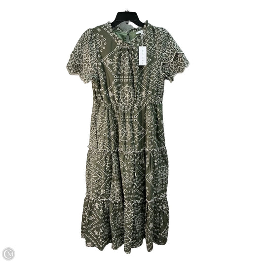 Dress Party Long By Baltic Born In Green & White, Size: M