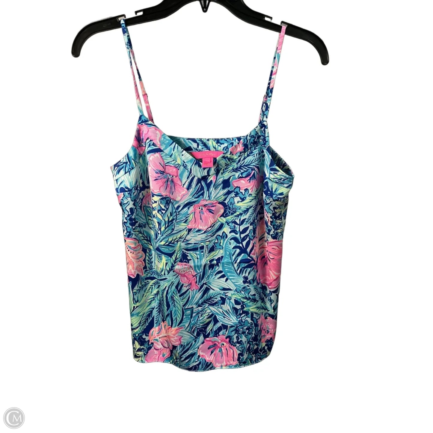Top Sleeveless By Lilly Pulitzer In Floral Print, Size: Xs