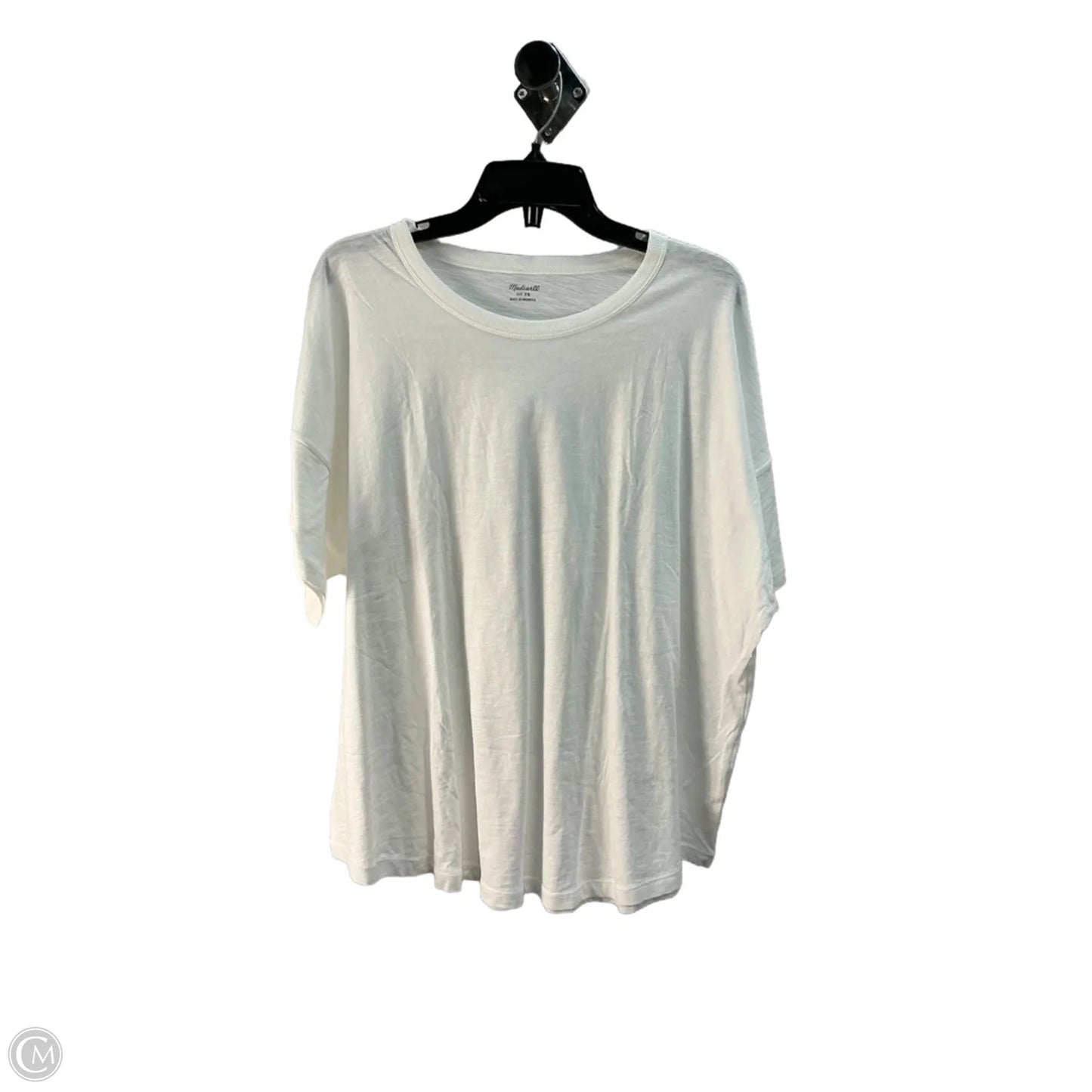 Top Short Sleeve Basic By Madewell In White, Size: 24