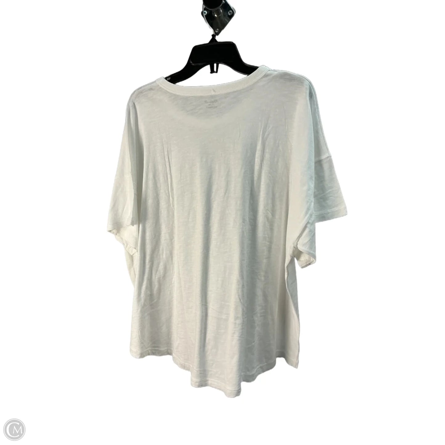 Top Short Sleeve Basic By Madewell In White, Size: 24