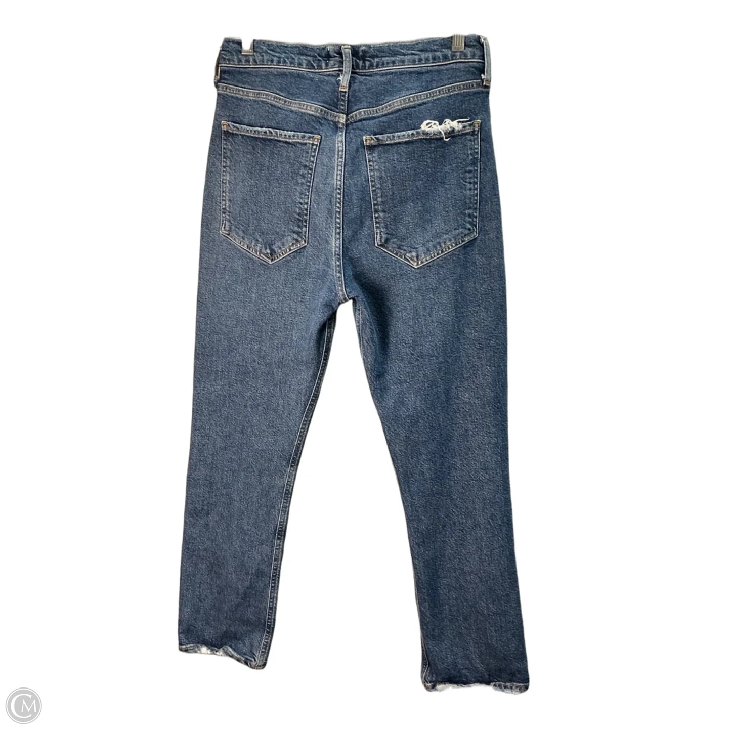 Jeans Straight By Agolde In Blue, Size: 4