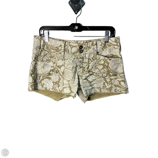 Shorts By Pilcro In Tan & White, Size: 4