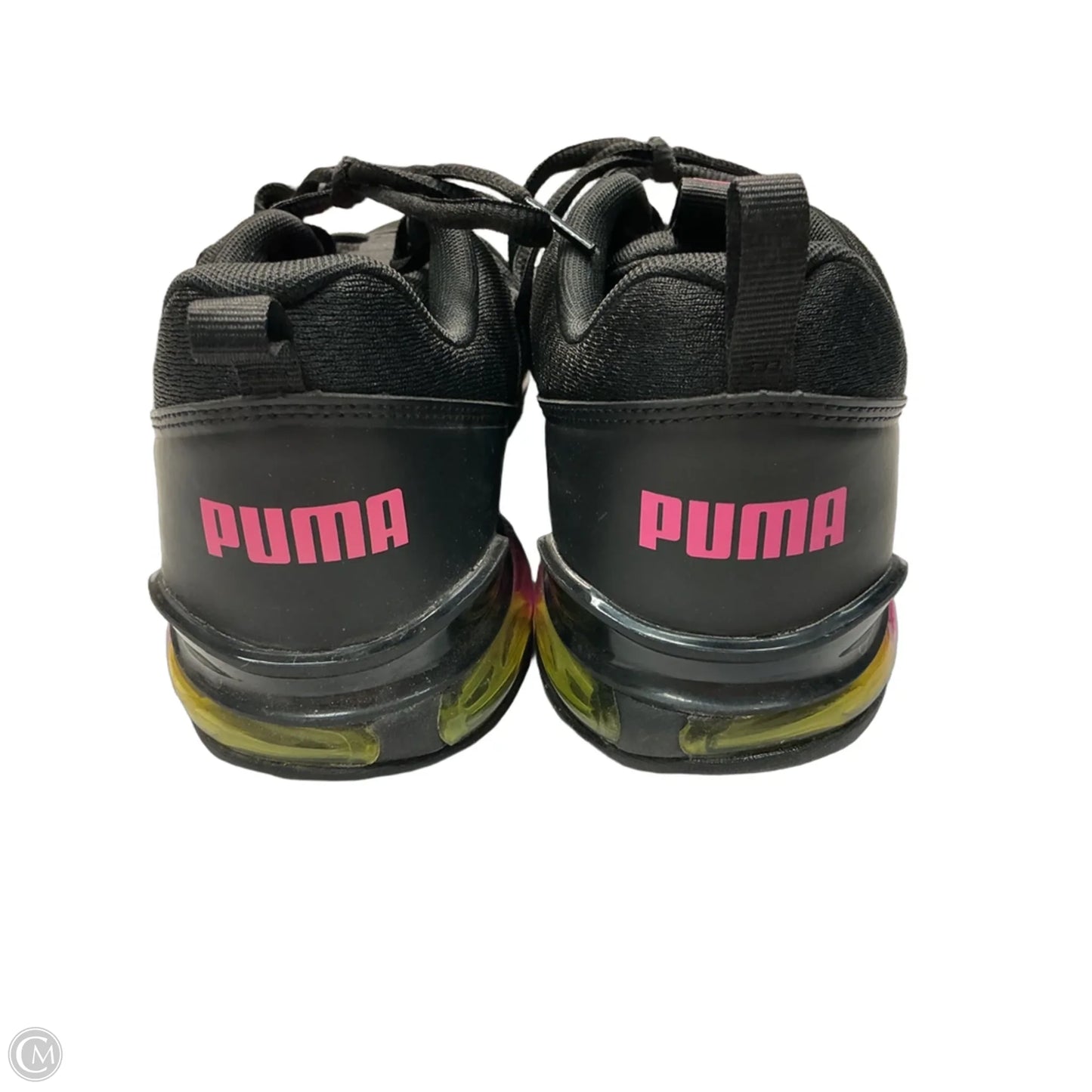 Shoes Athletic By Puma In Black & Pink, Size: 8.5