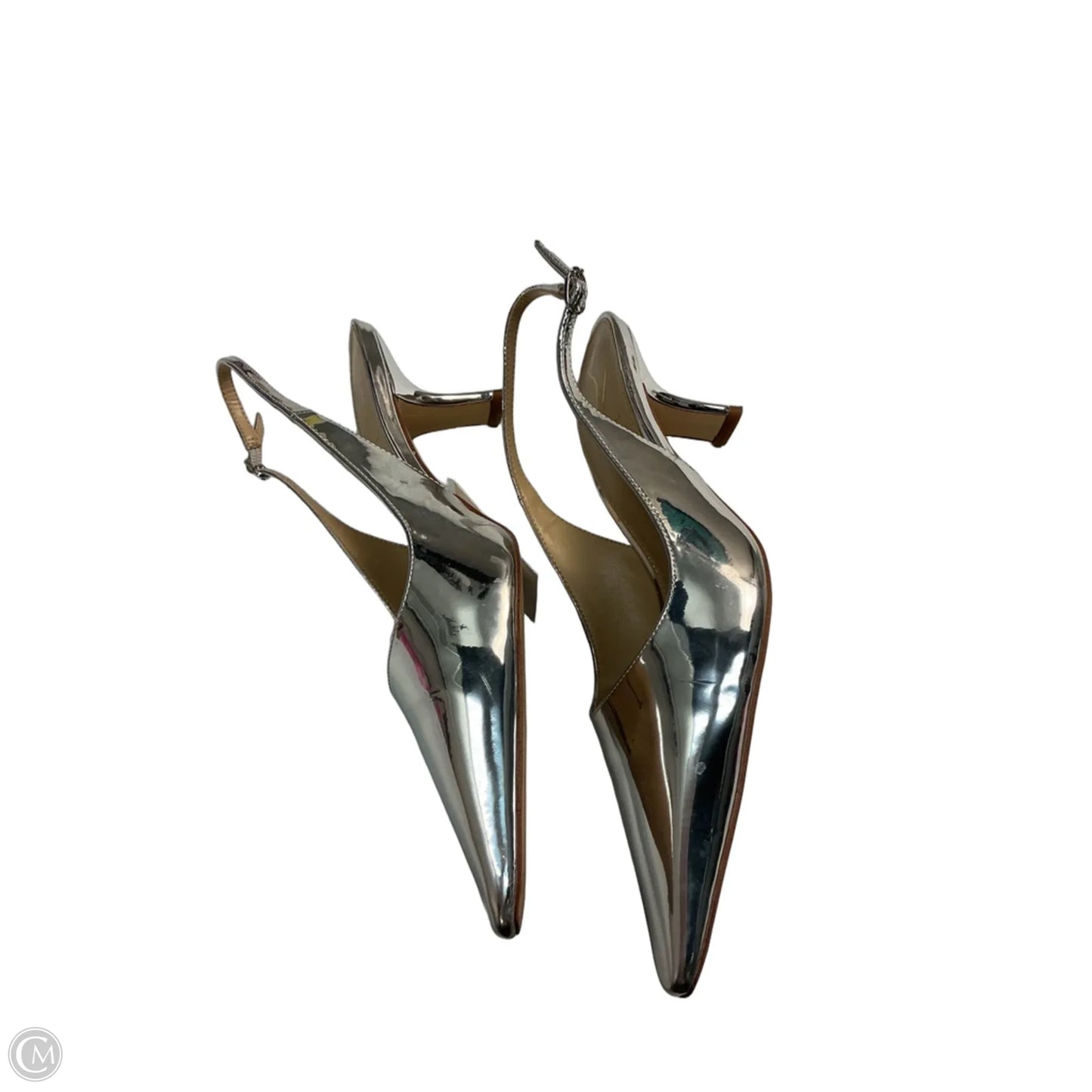 Shoes Heels Kitten By Sam Edelman In Silver, Size: 8.5