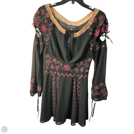 Dress Party Short By For Love & Lemons In Black & Pink, Size: S