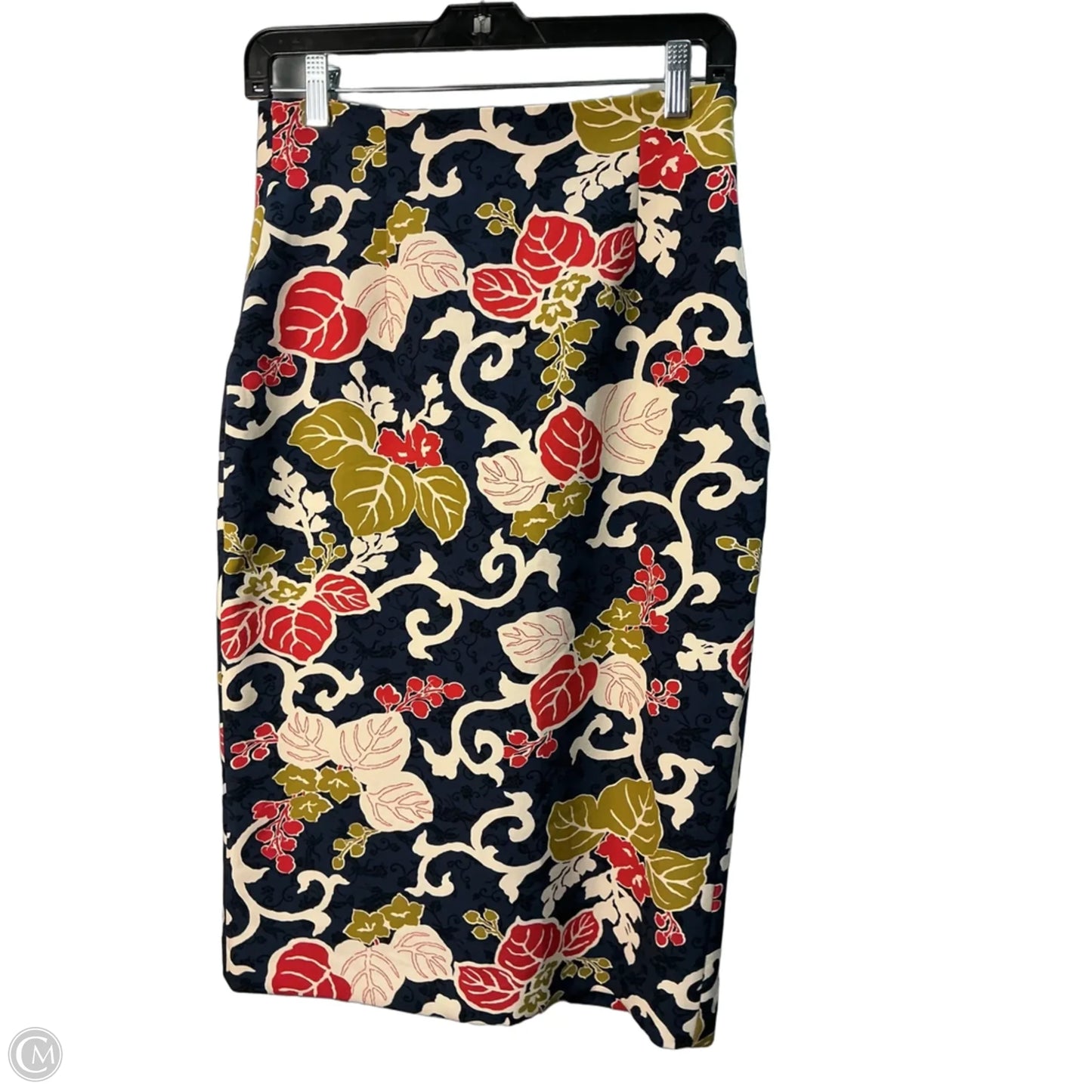 Skirt Maxi By Zara Basic In Blue & Green, Size: 2