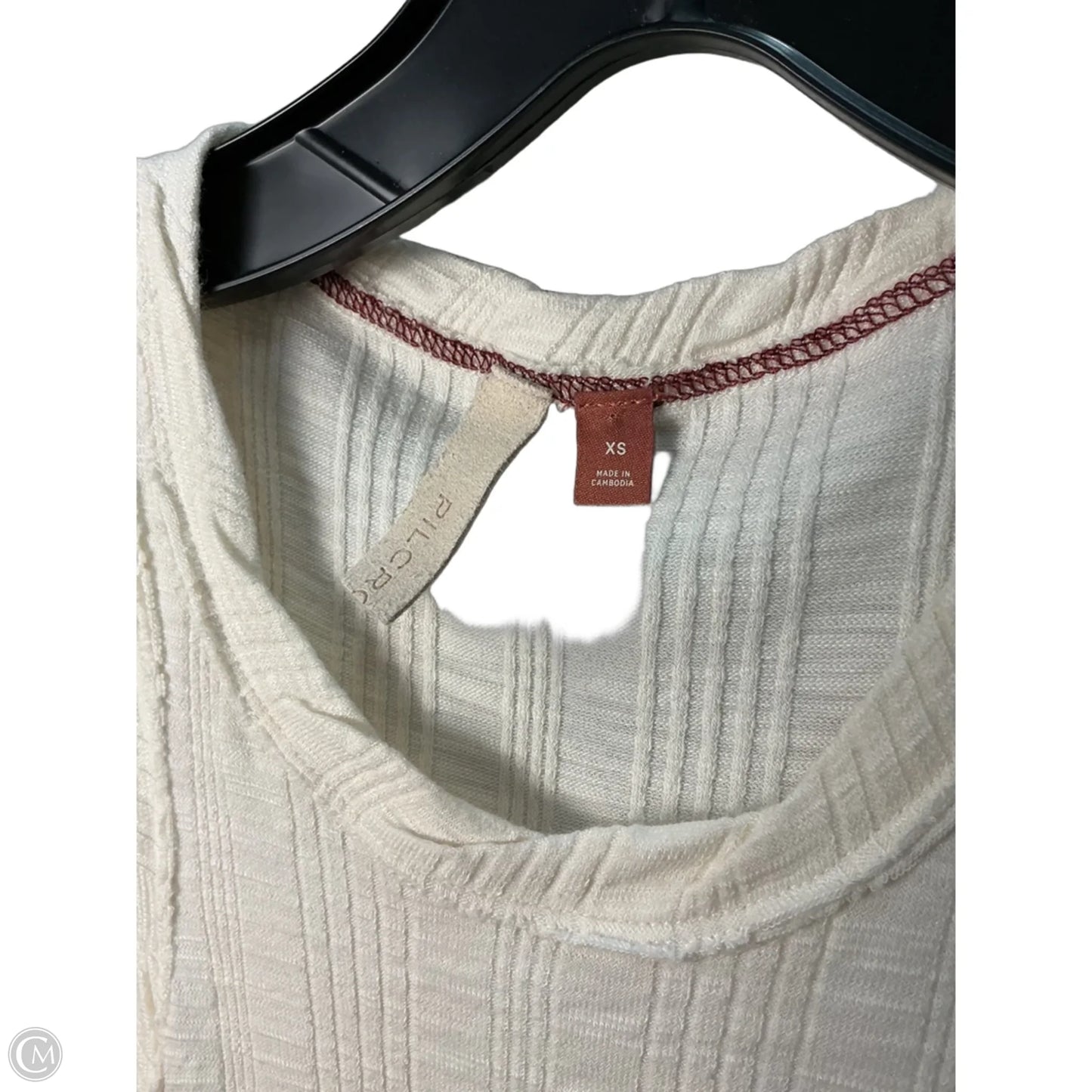 Top Sleeveless By Pilcro In Cream, Size: Xs