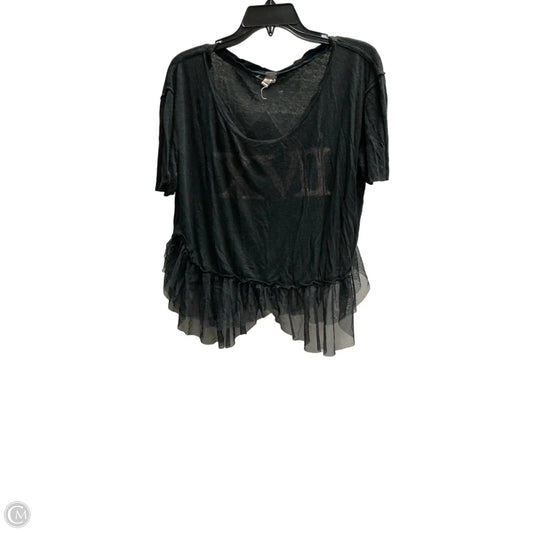 Top Short Sleeve By We The Free In Black, Size: M
