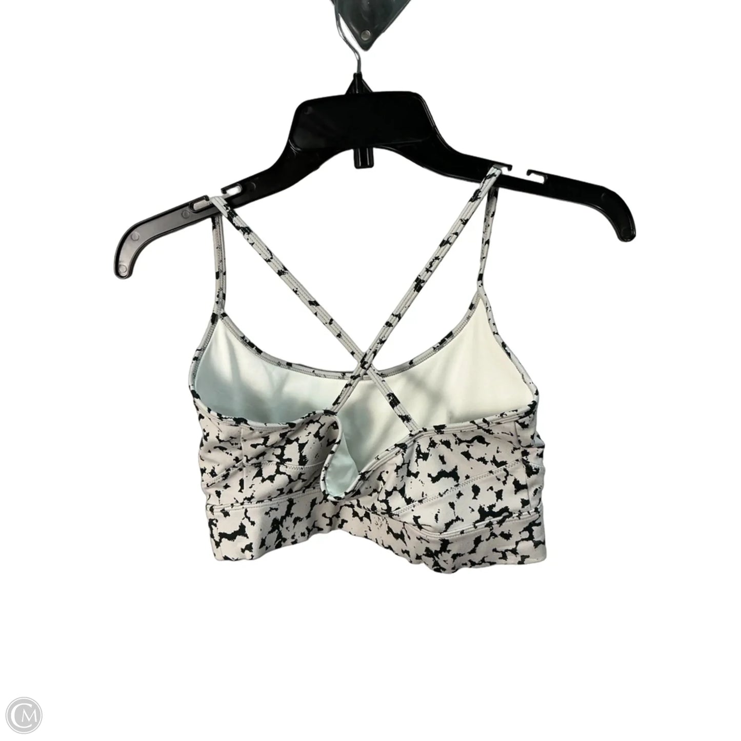 Athletic Bra By Varley In Black & Grey, Size: L