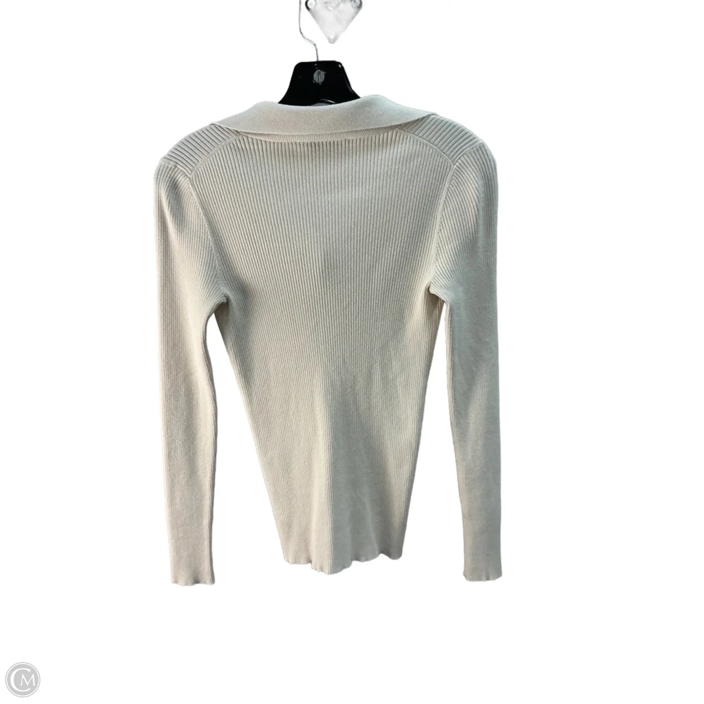 Top Long Sleeve By Babaton In Beige, Size: S