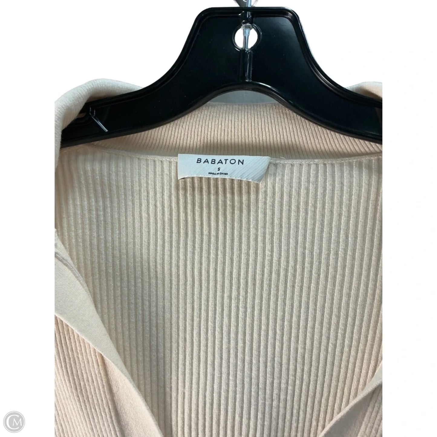 Top Long Sleeve By Babaton In Beige, Size: S