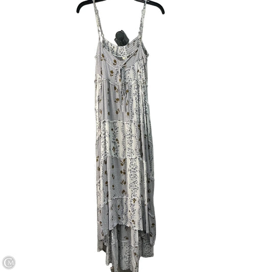 Dress Casual Maxi By Lovestitch In Grey & White, Size: M