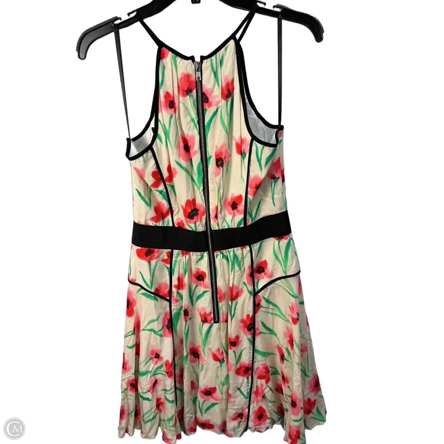 Dress Designer By Milly In Black & Pink, Size: M