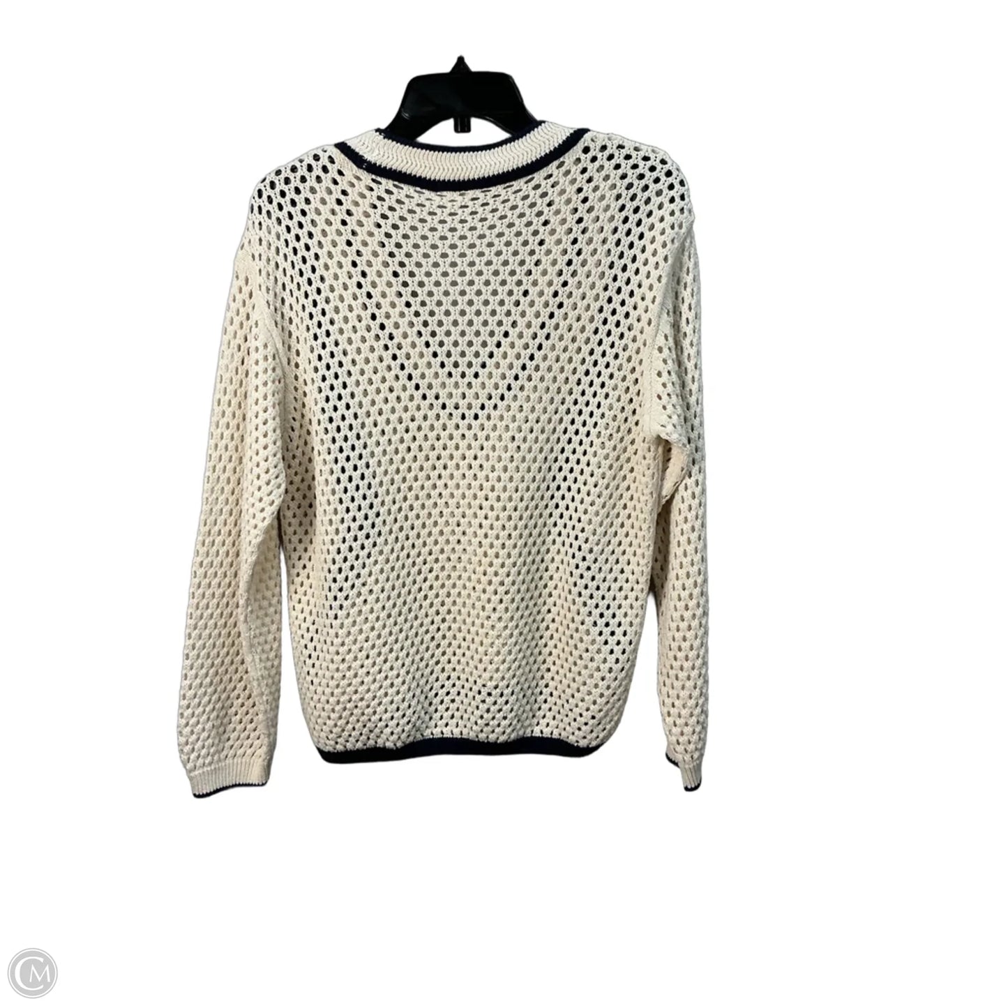 Sweater By Pilcro In Blue & Cream, Size: S