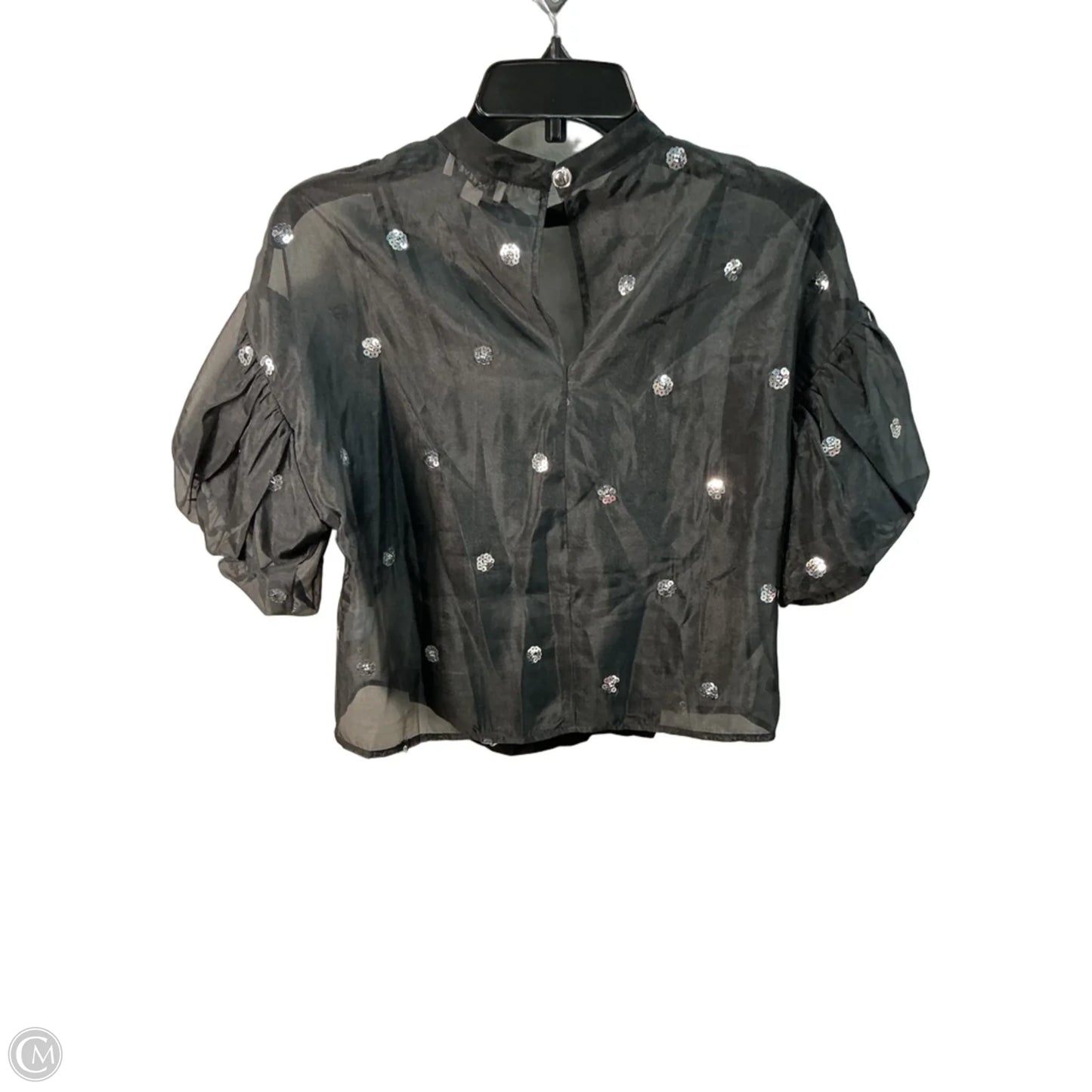 Top Short Sleeve By Evereve In Black, Size: Xs